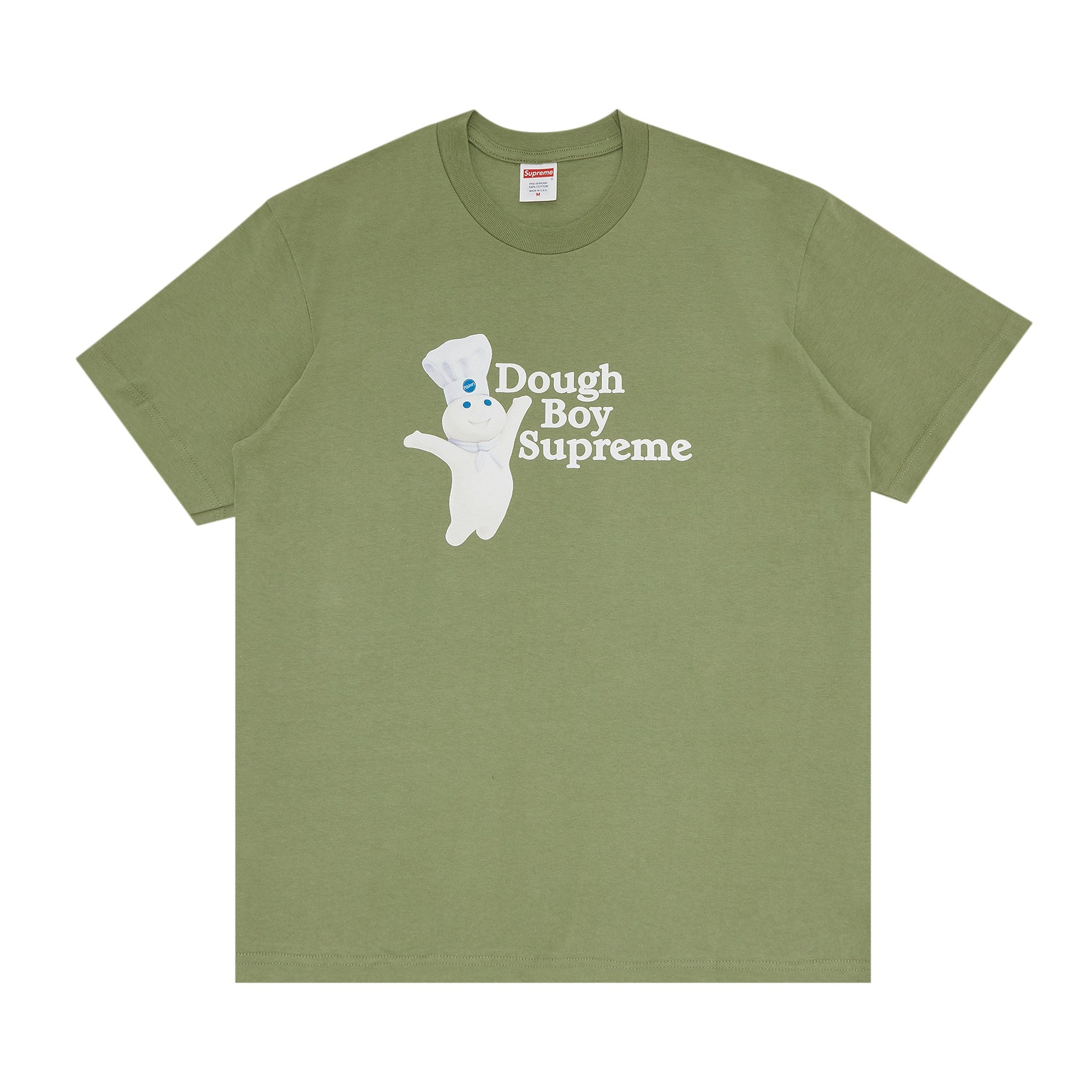 Pillsbury doe boy olive green tee