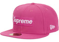 Supreme x New Era Breast Cancer Awareness Box Logo Fitted Hat Pink