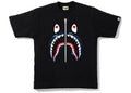 BAPE Color Camo Shark Tee Black/Navy