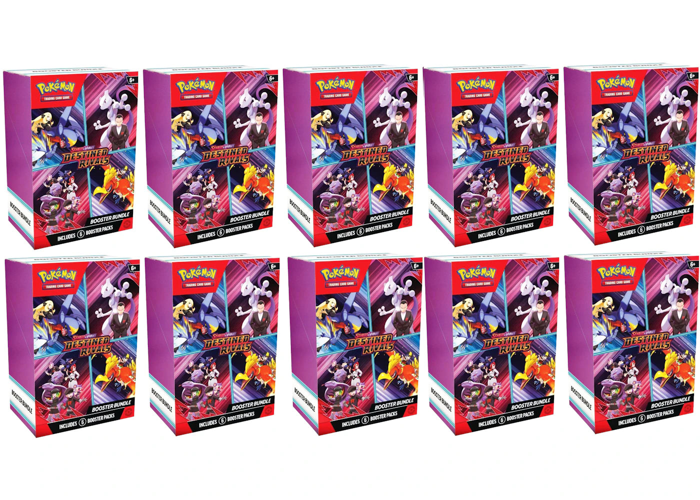 2025 Pokémon Scarlet & Violet Destied Rivals Booster Sleeve Packs
