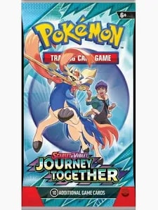 POKEMON JOURNEY TOGETHER SINGLE BOOSTER PACK