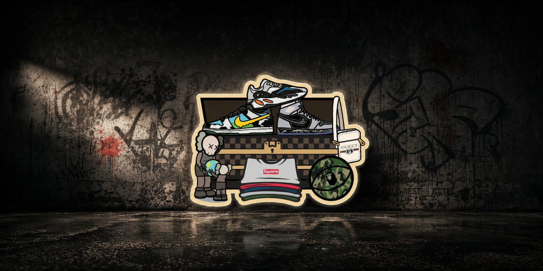 Handfulofhype streetwear hero background