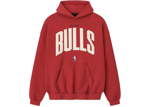 Fear of God Essentials Bulls 90's Hoodie Red