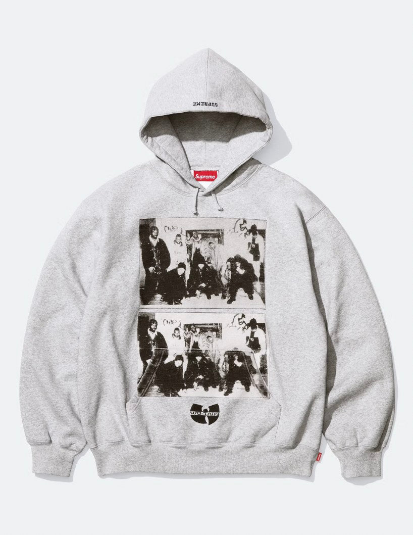 Supreme Wu-Tang Clan Hooded Sweatshirt Heather Grey