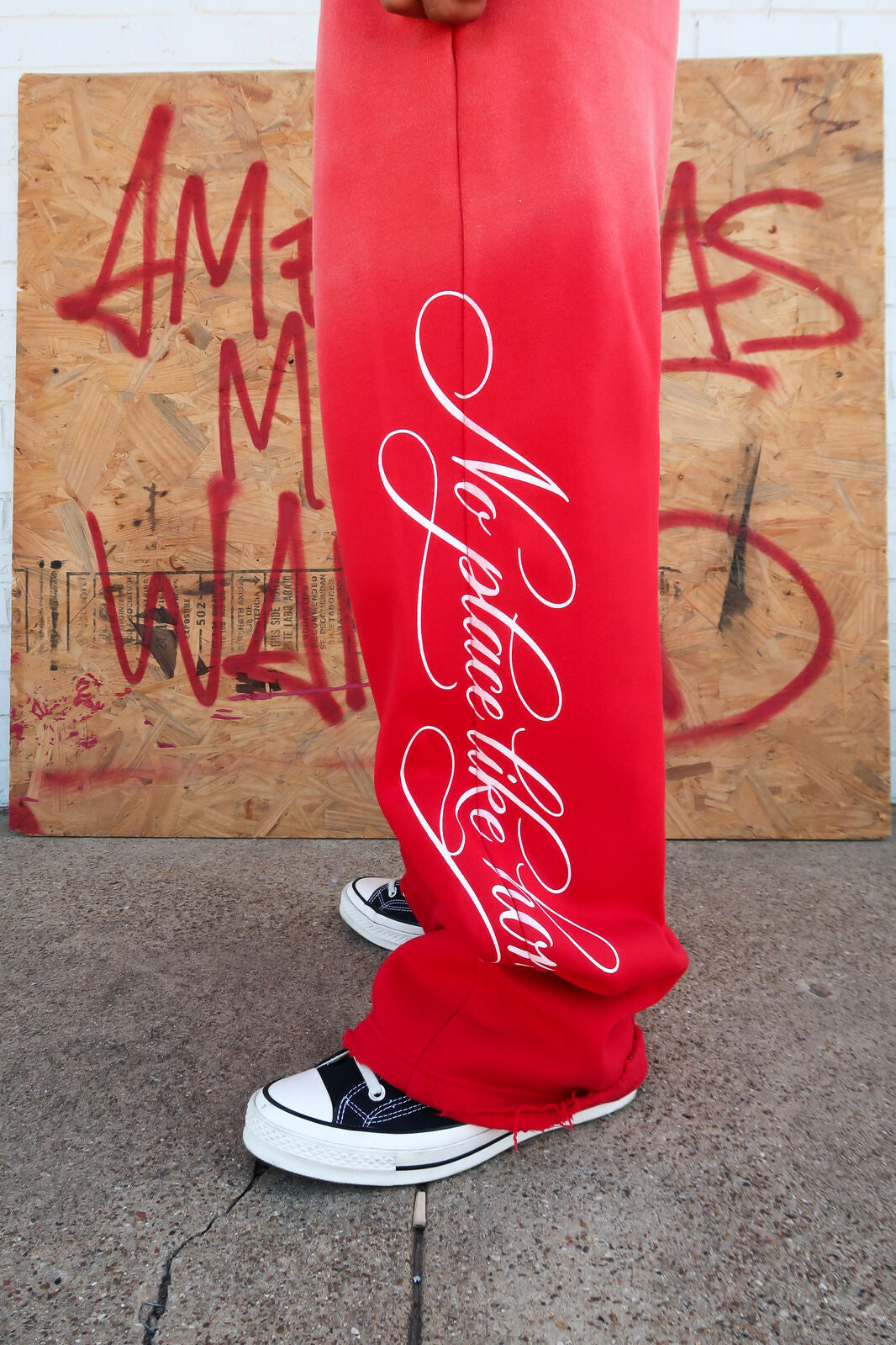 NO PLACE LIKE HOME SWEATS RED