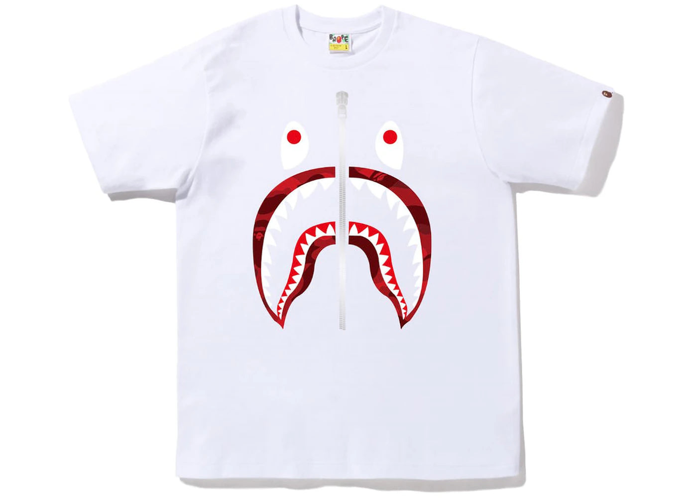 BAPE Color Camo Shark Tee (FW22) White Red