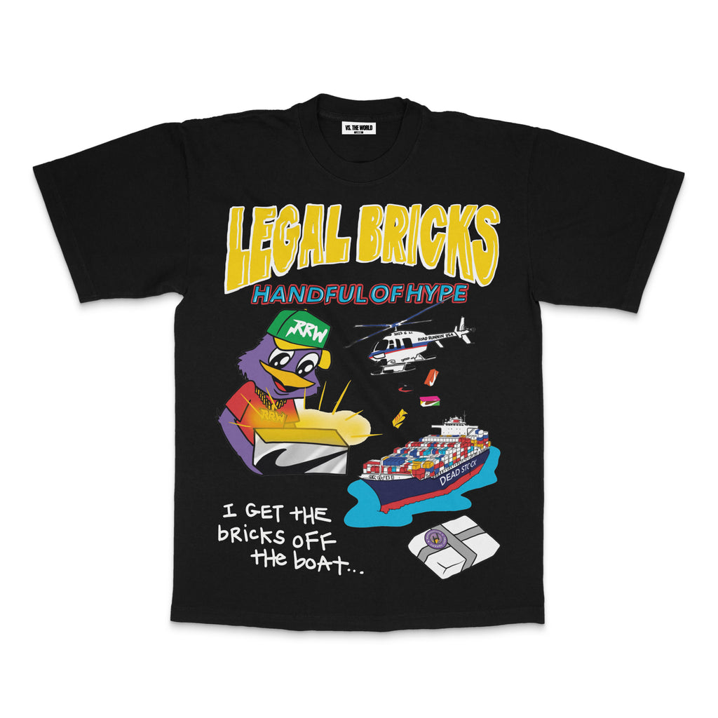 LEGAL BRICKS TEE BLACK