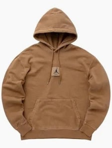 Jordan Men Flight Fleece Washed Desert Bronze Pullover Hoodie