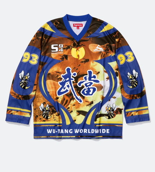 Supreme Wu-Tang Clan Hockey Jersey Blue