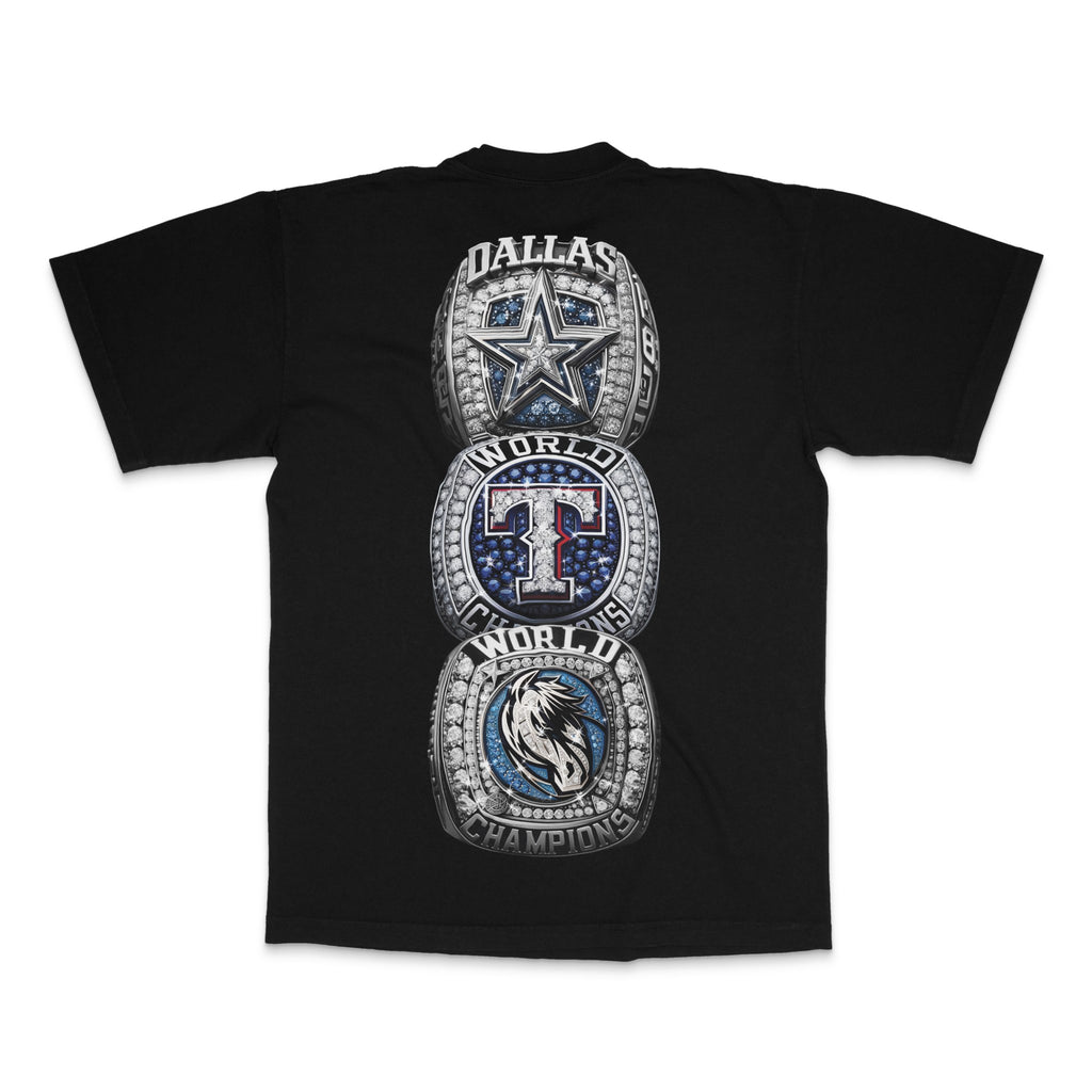 RINGS TEE BLACK