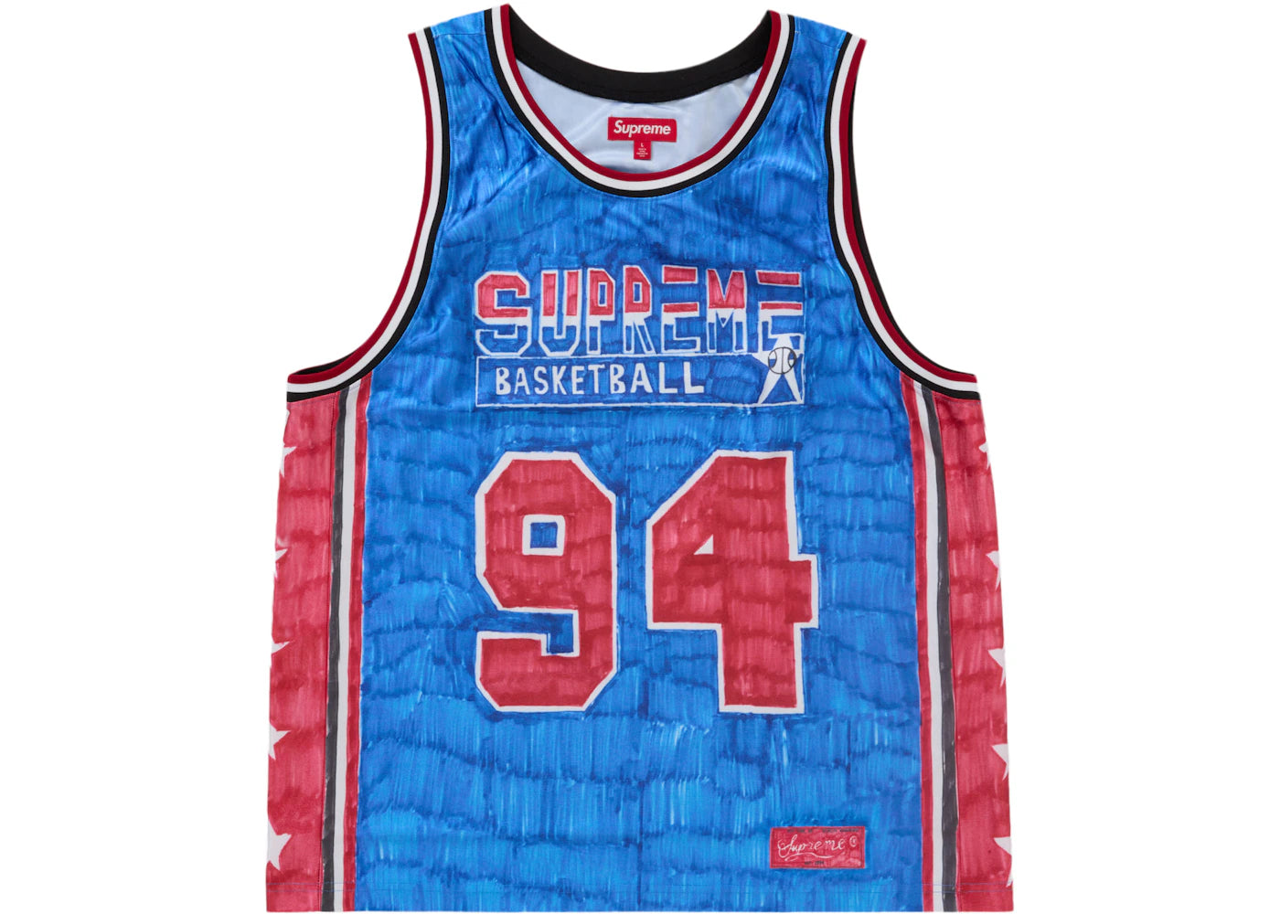 Supreme Marker Basketball Jersey Multicolor
